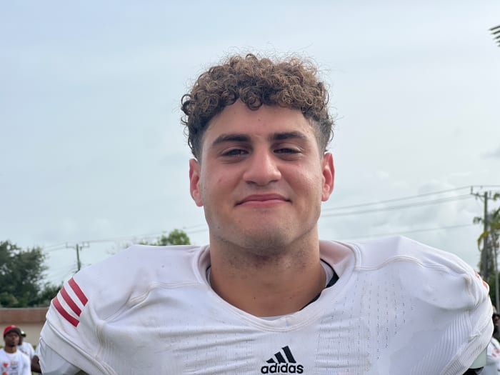 Dylan Rizk Quarterback Fort Lauderdale (Fla.) Cardinal Gibbons - 2023